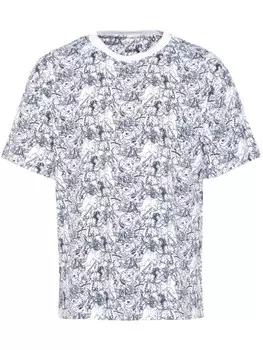 RASSVET футболка с графичным принтом, белый