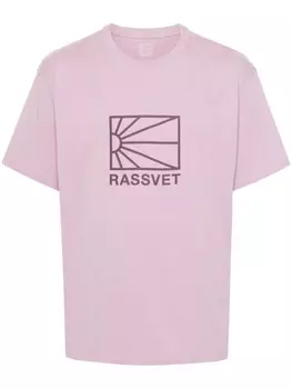 RASSVET футболка с логотипом, фиолетовый