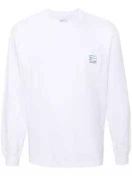 RASSVET лонгслив с логотипом, белый