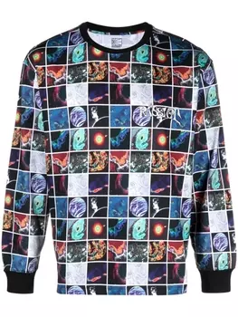 RASSVET толстовка с графичным принтом, черный