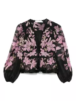 Рассветная блузка Zimmermann, черный