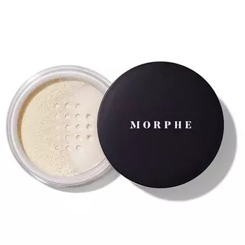 Рассыпчатая фиксирующая пудра bake and set powder Morphe, цвет translucent, вес 9 гр.