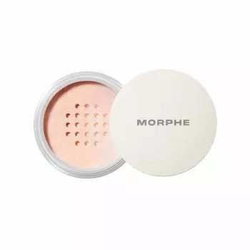 Рассыпчатая фиксирующая пудра bake and set powder Morphe, цвет brightening peach, вес 9 гр.