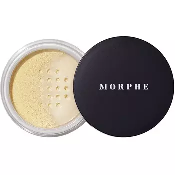 Рассыпчатая фиксирующая пудра bake and set powder Morphe, цвет banana, вес 9 гр.