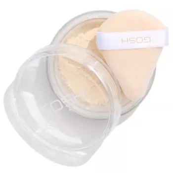 Рассыпчатая фиксирующая пудра для лица 002 нежно-желтая, 15 г Gosh Copenhagen Bake'N set anti-shine, цвет 002 soft yellow