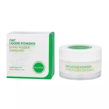 Рассыпчатая овсяная пудра для всех типов кожи 10 г, Ecocera