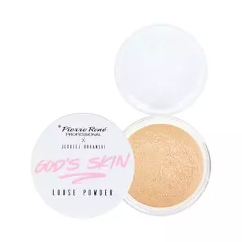 Рассыпчатая пудра для лица, 12 г Pierre Rene, Professional x Jdrzej Urbaski God's Skin Loose Powder