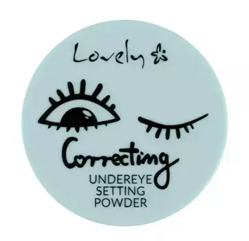 Рассыпчатая пудра-консилер Correcting Undereye Setting Powder Lovely, 1 UD