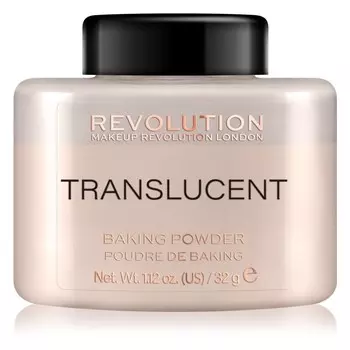 Рассыпчатая пудра Makeup Revolution Baking Powder, оттенок Translucent 32 г
