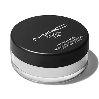 Рассыпчатая пудра studio fix pro set + blur weightless loose powder Mac, цвет translucent light, вес 6.5 гр.