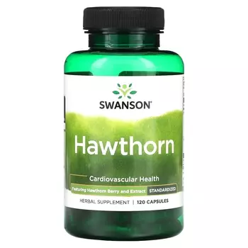 Растительная добавка Swanson Hawthorn, 120 капсул