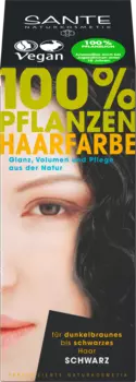 Растительная краска для волос черная 100г. SANTE NATURKOSMETIK