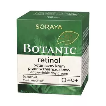 Растительный дневной крем против морщин 75мл Soraya Botanic Retinol 40+