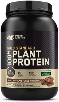 Растительный протеин Optimum Nutrition Gold Standard 100%, 800 г, шоколадная помадка
