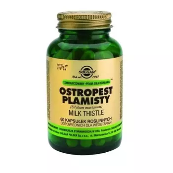 Расторопша пятнистая - 60 капсул Solgar