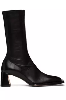 Растягивающиеся ботфорты для целомудрия Miista, черный