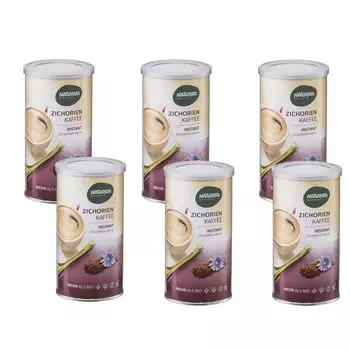 Растворимый кофе Naturata с цикорием, банка -- 110 г x 6 шт. в упаковке 6 шт.
