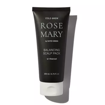 Rated Green, Rosemary, регулирующее кожу головы средство с розмарином и активированным углем, 200 мл
