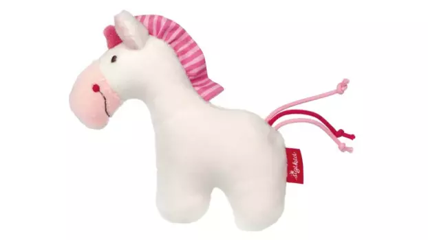 Rattle unicorn red stars Sigikid