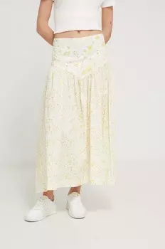 РАВЕНА юбка Desigual, желтый