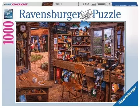 Ravensburger, пазл, Дедушкин сарай, 1000 шт.