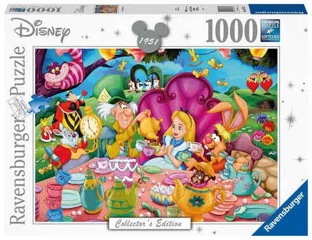 Ravensburger, пазл, Disney, Алиса в стране чудес, 1000 шт.