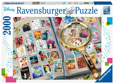 Ravensburger, пазл, Disney, Коллекция почтовых марок, 2000 шт.