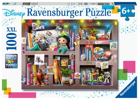 Ravensburger, пазл, Disney, персонажи Диснея, 100 шт.