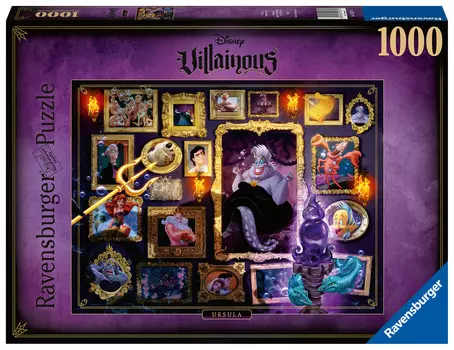 Ravensburger, пазл, Disney, Villainous, Urszula, 1000 шт.