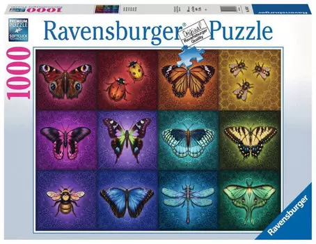 Ravensburger, пазл, Красивые крылатые насекомые, 1000 шт.
