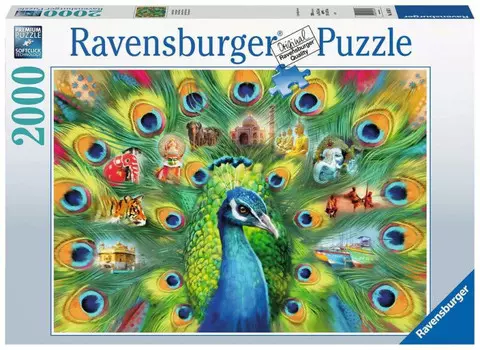 Ravensburger, пазл, Peacock Land, 2000 шт.