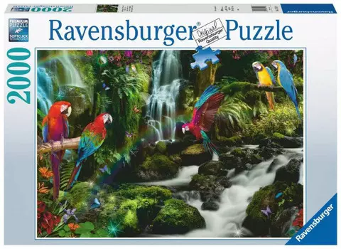 Ravensburger, пазл, Попугаи в джунглях, 2000 шт.