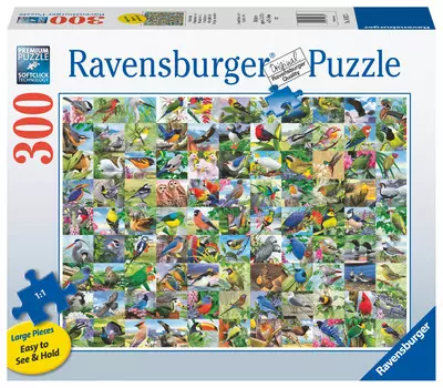 Ravensburger, пазл, XXL, 99 восхитительных птичек, 300 шт.