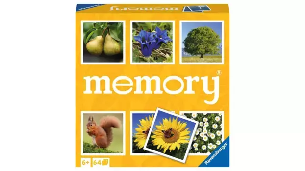 Ravensburger Spiele Nature Memory классическая игра для всех любителей природы, игра на память для 2-8 игроков в возрасте от 6 лет и старше