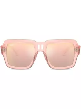 Ray-Ban Magellan square-frame sunglasses, розовый