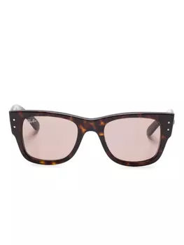 Ray-Ban Mega Wayfarer солнцезащитные очки, коричневый