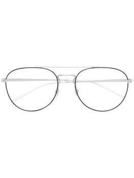 Ray-Ban очки-авиаторы, белый
