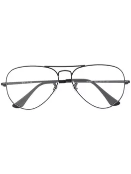 Ray-Ban очки-авиаторы, черный