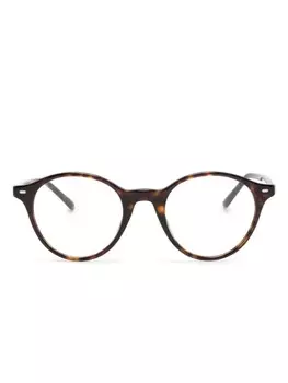Ray-Ban очки Bernard в круглой оправе, коричневый
