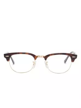 Ray-Ban очки Clubmaster, коричневый