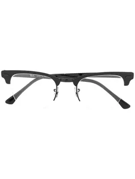 Ray-Ban очки Clubmaster в квадратной оправе, черный