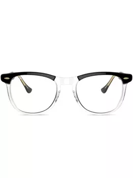 Ray-Ban очки Eagle Eye в круглой оправе, черный