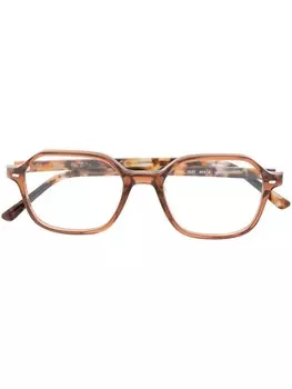 Ray-Ban очки John в круглой оправе, коричневый