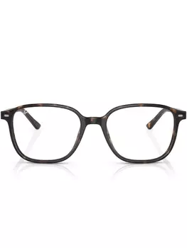 Ray-Ban очки Leonard в квадратной оправе, зеленый