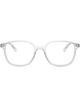 Ray-Ban очки Leonard в квадратной оправе, нейтральный цвет