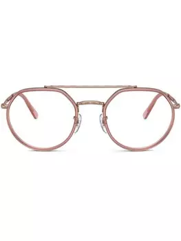 Ray-Ban очки-пилоты, розовый