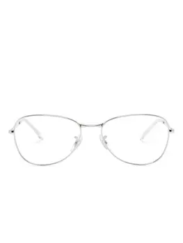 Ray-Ban очки-пилоты, серебристый