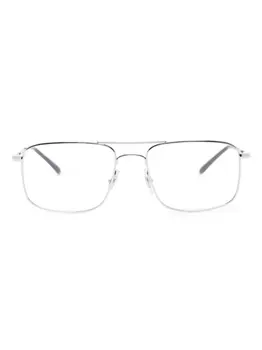 Ray-Ban очки RB6434 в квадратной оправе, серебристый