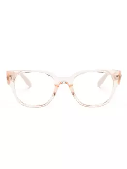 Ray-Ban очки с логотипом, розовый