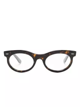 Ray-Ban очки Transitions в овальной оправе, коричневый